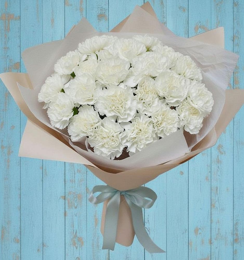 Букет цветов из: Гвоздики в Дмитриеве