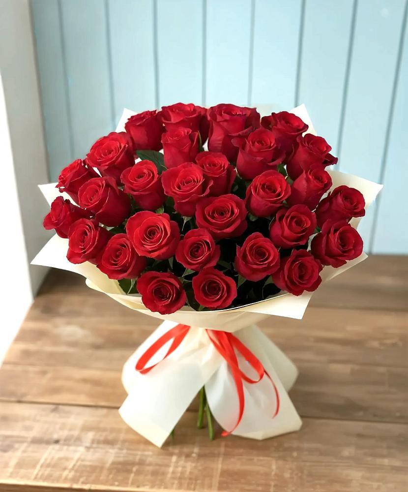 Букет 29 Красных роз в Дмитриеве