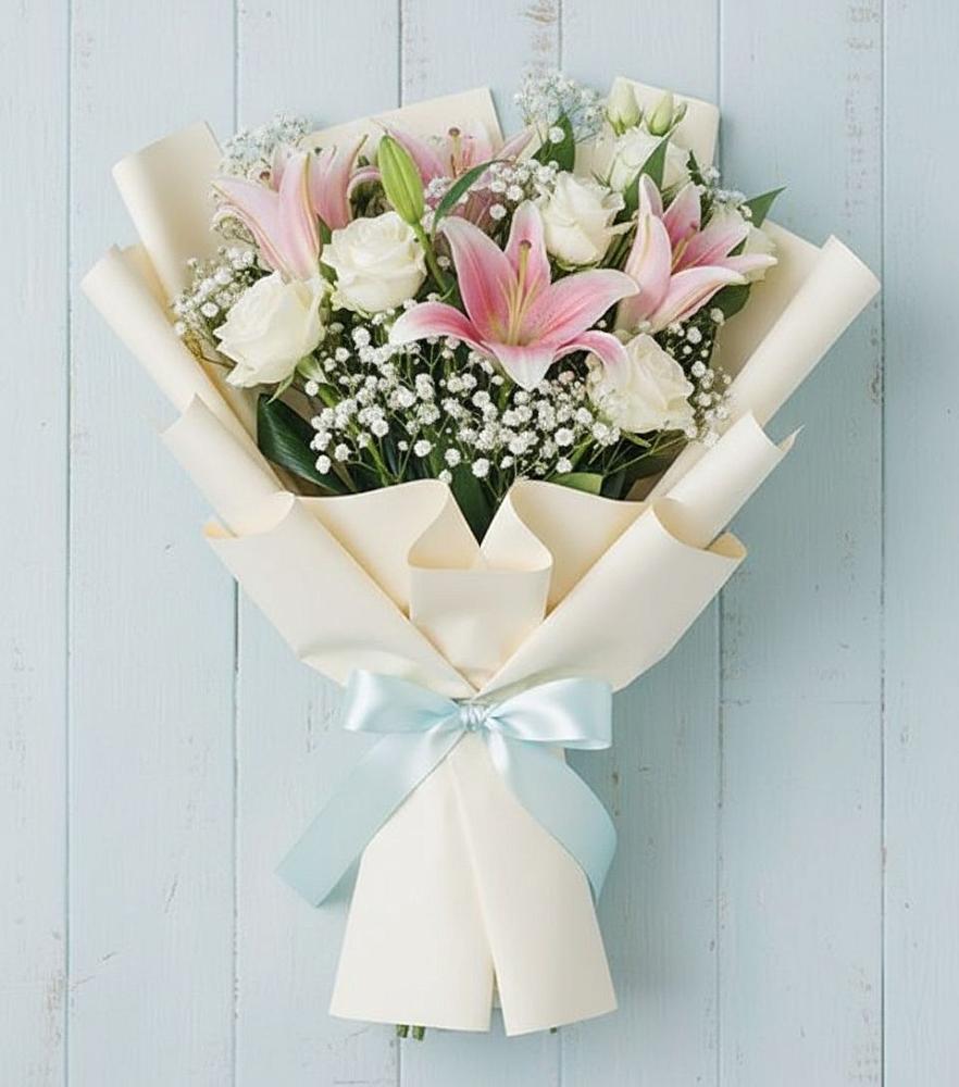 Букет цветов из: Лилии в Дмитриеве