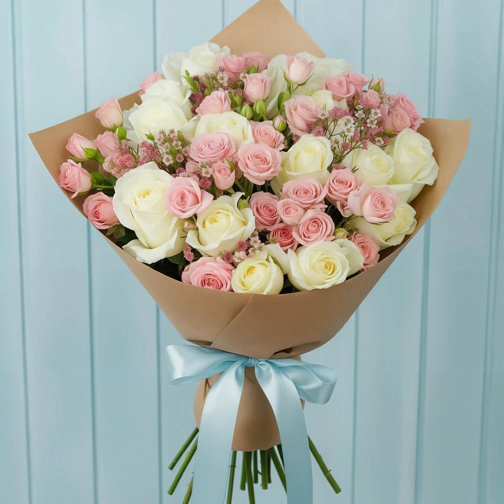 Букет цветов из: Розы в Дмитриеве