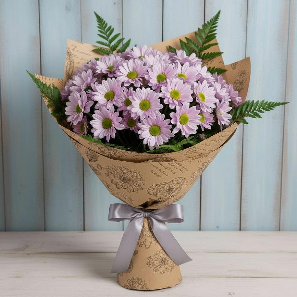 Букет цветов из: Хризантемы в Дмитриеве