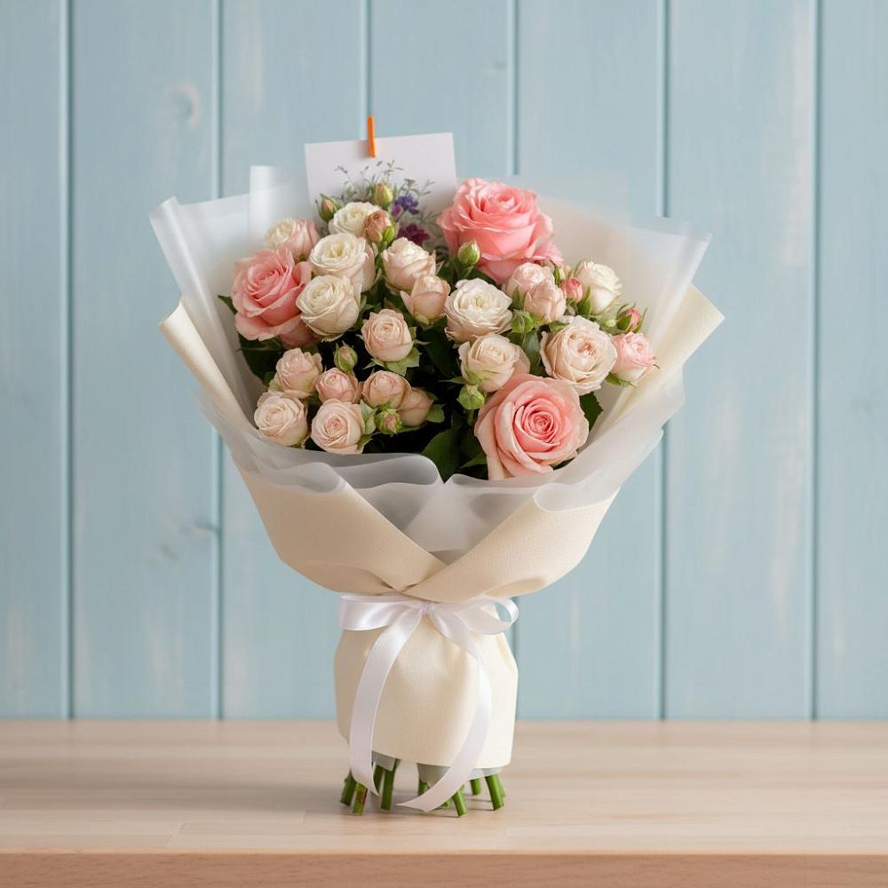 Букет цветов из: Розы в Дмитриеве