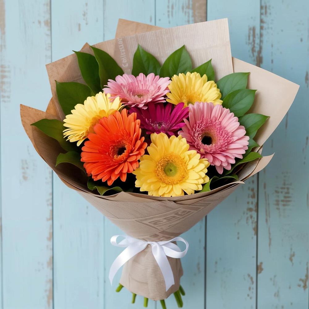 Букет цветов из: Герберы в Дмитриеве