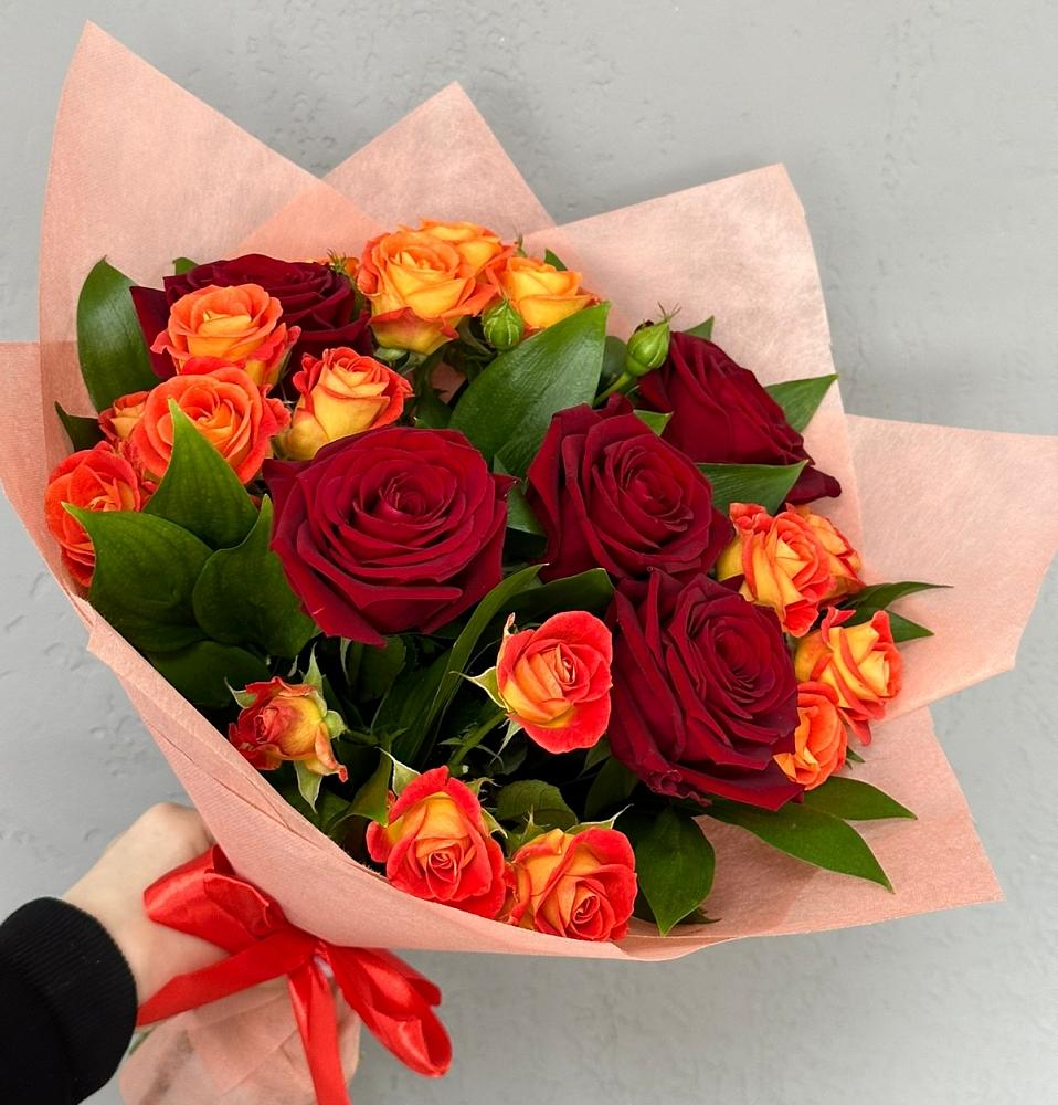 Букет Любовь и восторг в Дмитриеве