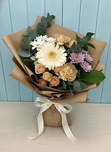 Букет цветов из:  Герберы и Хризантемы в Дмитриеве
