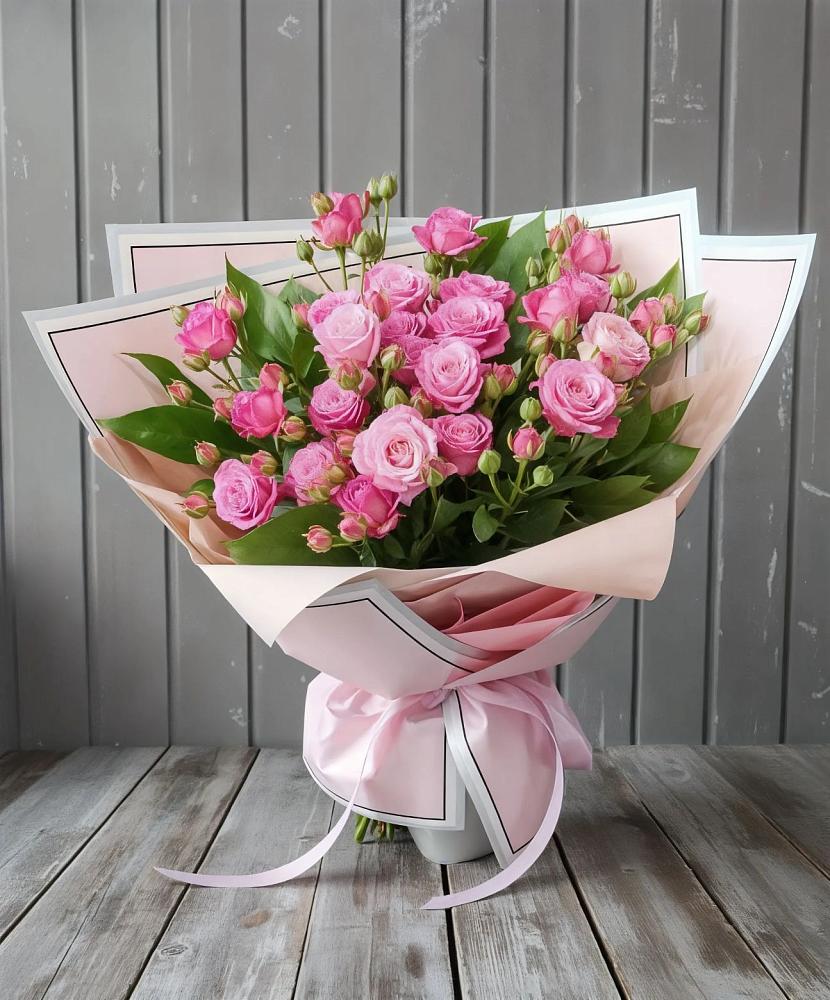 Букет Розовый кустик в Дмитриеве