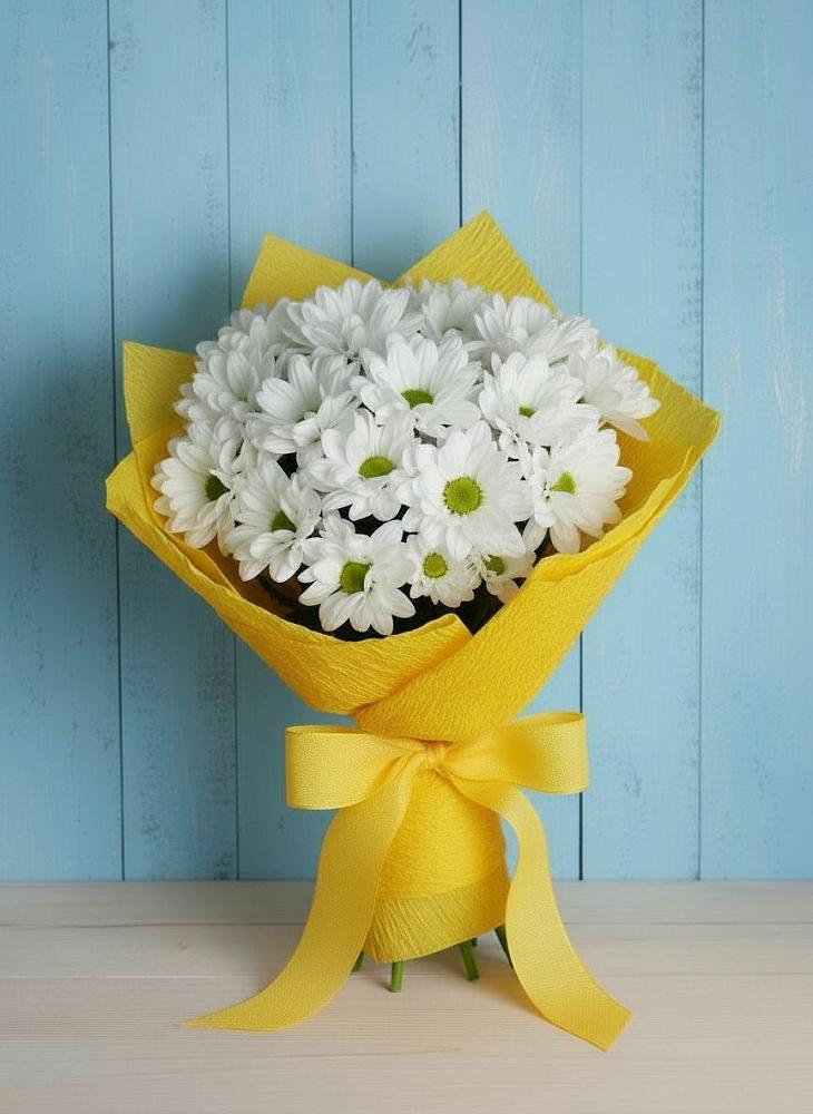 Букет цветов из: Хризантемы в Дмитриеве