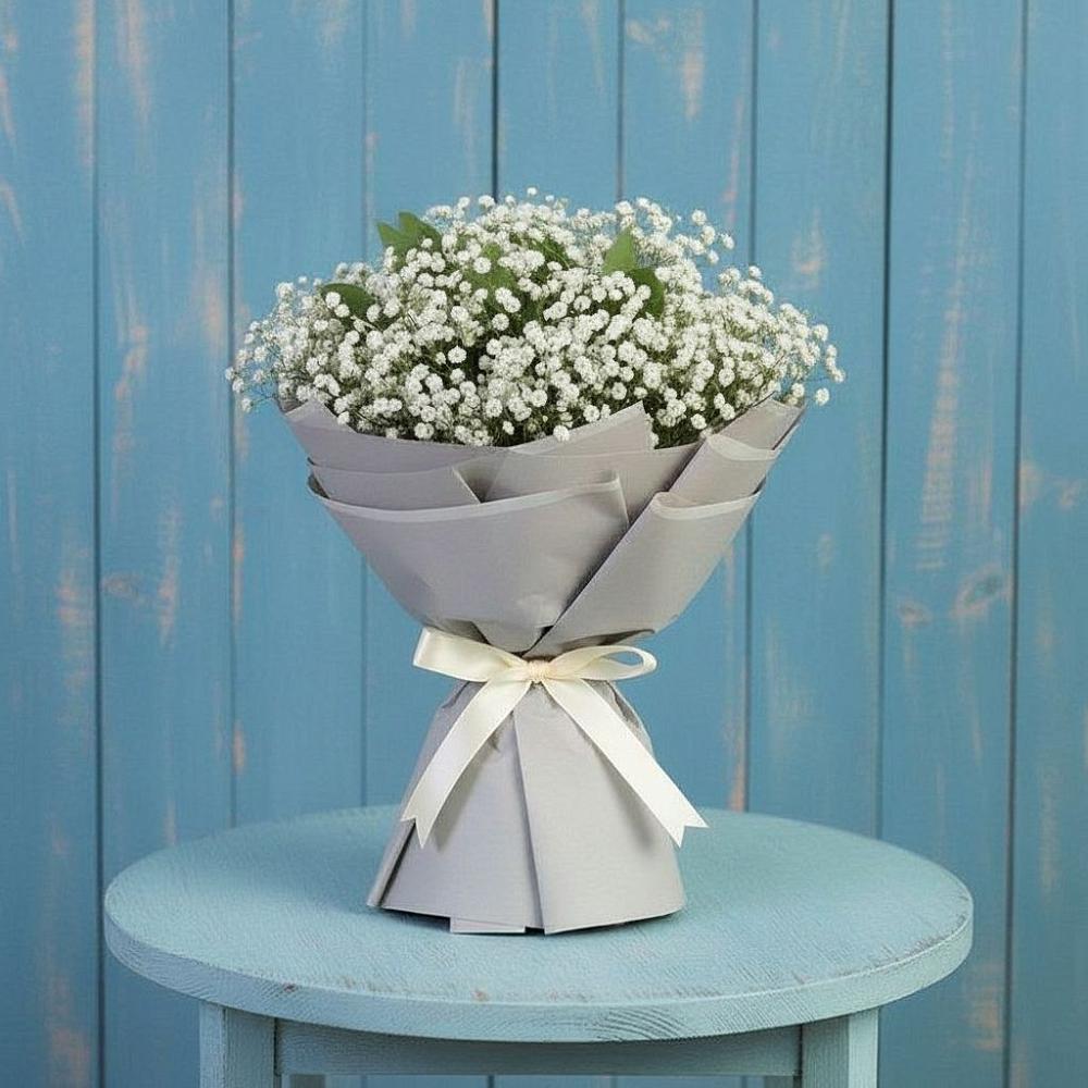 Букет цветов из: Гипсофила в Дмитриеве