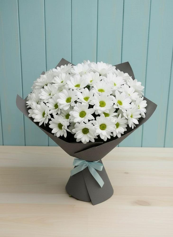 Букет цветов из: Хризантемы в Дмитриеве