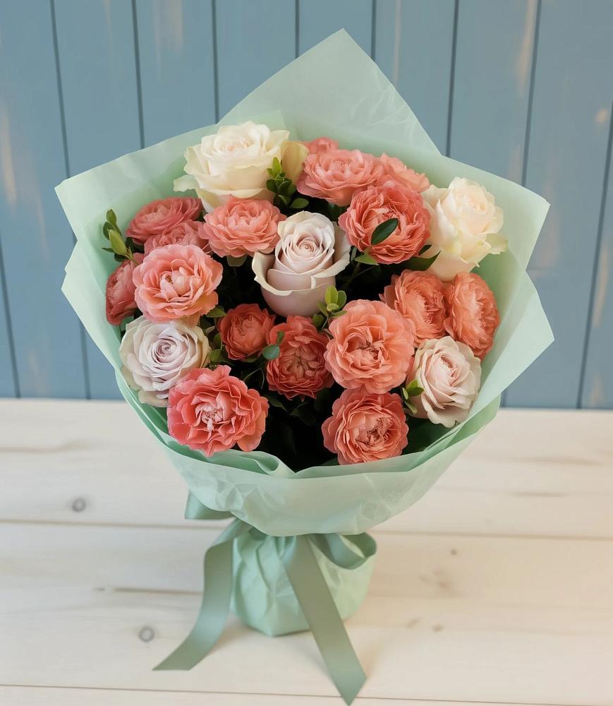 Букет цветов из: Розы в Дмитриеве