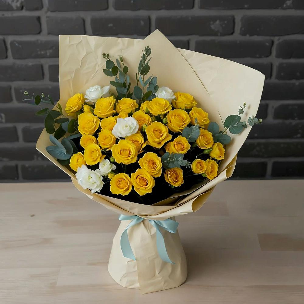 Букет цветов из: Розы в Дмитриеве